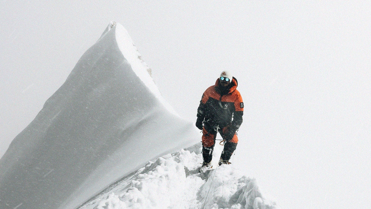 Nimsdai Stood on top of G2 with no supplemental oxygen whilst wearing the Ultimate Summit suit powered by Recco Technology