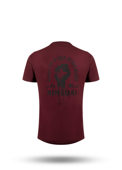 Giving Up Is Not In the Blood - T-Shirt.
