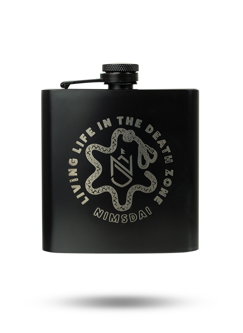 Hip Flask Rope and Shield